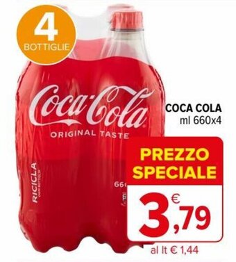 Iperal Coca Cola ml 660x4 offerta