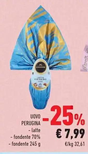 Conad Uovo Perugina - latte - fondente 70 % - fondente 245 g offerta