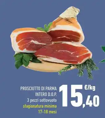 Conad Prosciutto Di Parma Intero D.O.P. 3 pezzi sottovuoto offerta