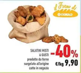 Conad Salatini Misti 6 Gusti prodotto da forno offerta