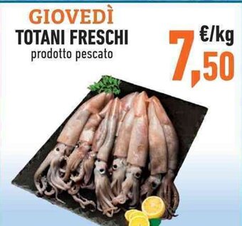 Conad Totani Freschi prodotto pescato offerta