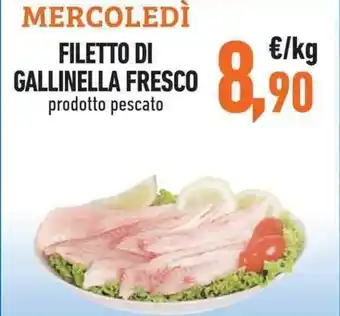 Conad Filetto Di Gallinella Fresco prodotto pescato offerta