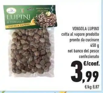 Conad Vongola Lupino cotta al vapore prodotto pronto da cucinare 450 g offerta