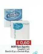 Acqua & Sapone Nicky Buon Appetito Tovaglioli offerta