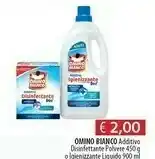 Acqua & Sapone Omino Bianco Additivo Disinfettante Polvere/ Igienizzante Liquido offerta