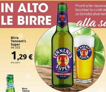 Carrefour Market Tennent's Birra Super offerta