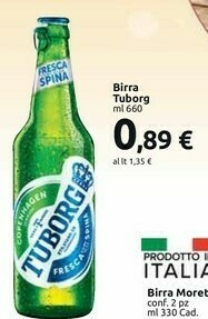 Carrefour Market Tuborg Birra 660 G(ml) offerta