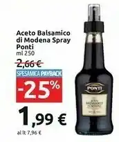 Carrefour Market Ponti Aceto Balsamico Di Modena offerta