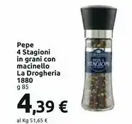 Carrefour Market Drogheria E Alimentari - Pepe Nero Grani Con Macinello offerta