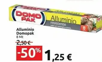 Carrefour Market Domopak Alluminio offerta