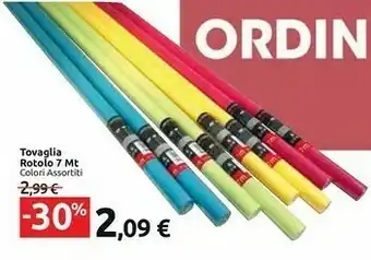 Carrefour Market Tovaglia Rotolo 7 Mt offerta
