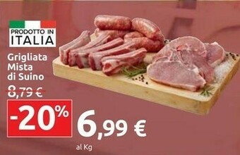 Carrefour Market Grigliata Mista Di Suino offerta