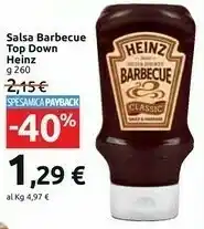 Carrefour Market Heinz Salsa Barbecue Top Down offerta