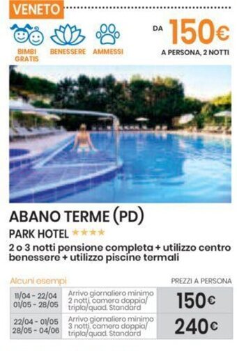Eurospin Abano Terme (PD) Park Hotel offerta