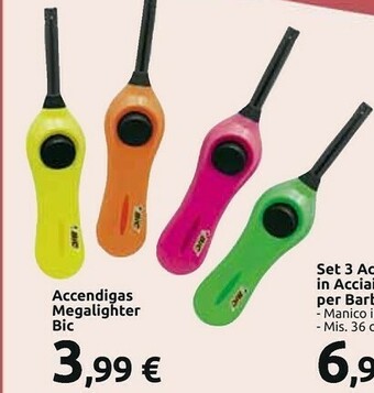 Carrefour Market Bic Accendigas Megalighter offerta
