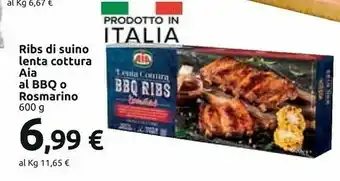 Carrefour Market Aia Ribs Di Suino BBQ offerta