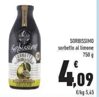 Conad Sorbissimo sorbetto al Limone 750 g offerta