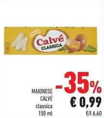 Conad Calvè Maionese classica 150 ml offerta