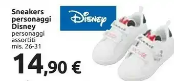 Carrefour Disney Sneakers Personaggi offerta