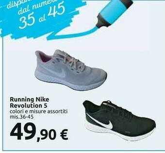 Carrefour Nike Running Revolution 5 offerta