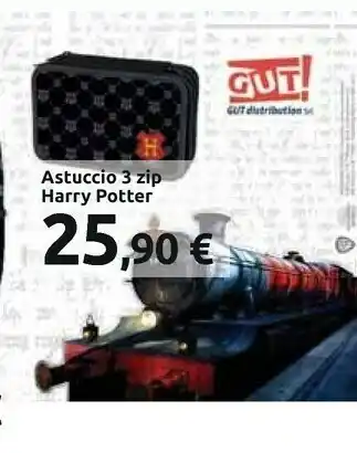 Carrefour Harry Potter Astuccio 3 Zip offerta