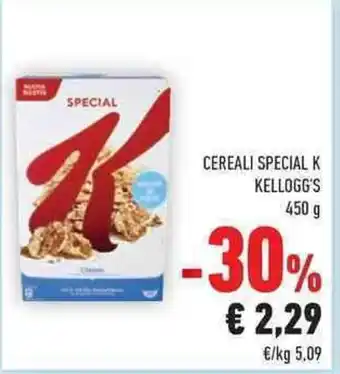 Conad Kellogg's Cereali Special k 450 g offerta