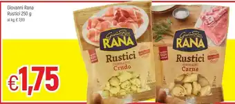 Famila Giovanni Rana - Rustici Tortellini Carne 250 G(ml) offerta