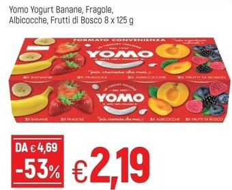 Famila Yomo Go Yogurt E Frutti Di Bosco 125 G(ml) offerta