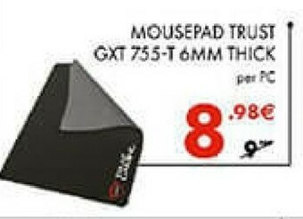 Gamestop Trust GXT 755-T Nero Tappetino Per Mouse Per Gioco Da Computer offerta