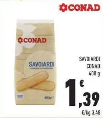 Conad Conad Savoiardi 400 g offerta