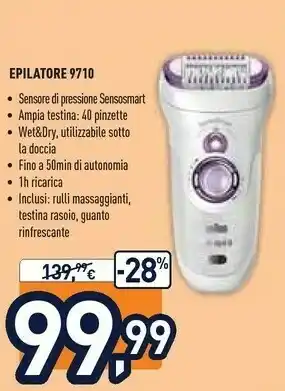 Unieuro Braun Epilatore 9710 offerta