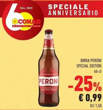 Conad Peroni Special Edition Birra 66 cl offerta
