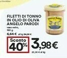 Coop Angelo parodi Filetti Di Tonno In Olio Di Oliva offerta