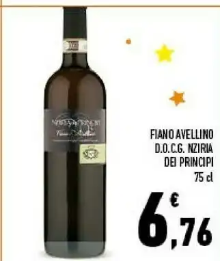 Conad City Nziria Dei Principi Fiano Avellino Docg 75 Cl offerta