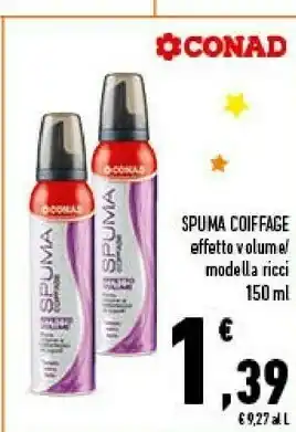 Conad - Spuma Coiffage Effetto Volume 150 Ml