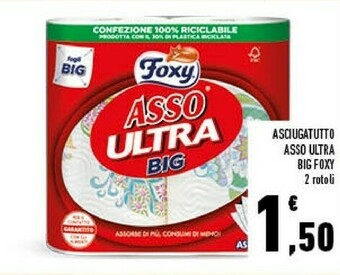 Conad Foxy Asciugatutto Asso Ultra Big offerta