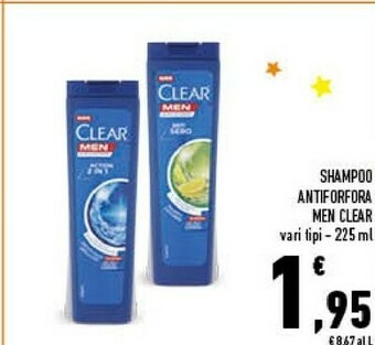Conad Clear Shampoo Antiforfora Men offerta