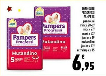 Conad Pampers Pannolini Progressi offerta