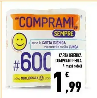 Conad Comprami Carta Igienica Perla offerta