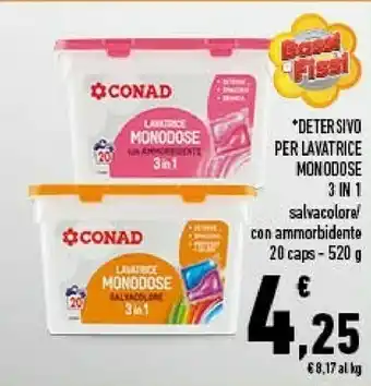 Conad Conad - Lavatrice Monodose 3 In 1 offerta