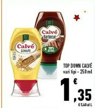 Conad Calvè Top Down Senape offerta