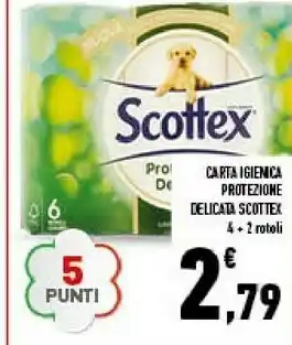 Conad Scottex Carta Igienica Delicata offerta