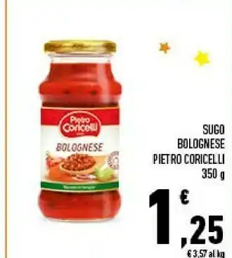 Conad Pietro coricelli Sugo Bolognese offerta