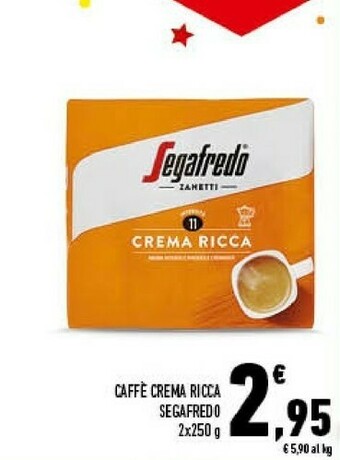 Conad Segafredo Caffe Crema Ricca offerta