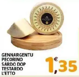 Gennargentu Pecorino Sardo Dop Testardo l'etto
