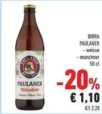 Conad Paulaner Birra weisse offerta