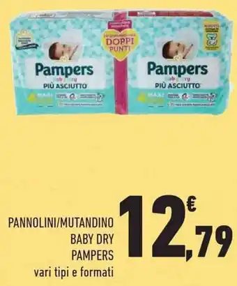 Conad Pampers Pannolini/Mutandini Baby Dry offerta