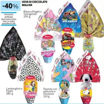 Coop Walcor Uova di Cioccolato offerta