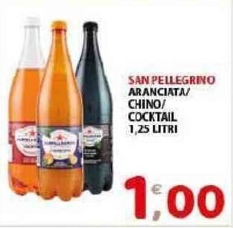 San Pellegrino Aranciata/Chino/Cocktail 1,25 litri