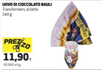 Coop Bauli Uovo di Cioccolato 240 g offerta
